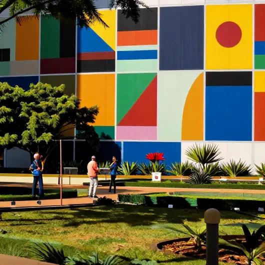 Arca de Cores: Um Colorido Refúgio em Brasília Arca de Cores: Um Colorido Refúgio em Brasília