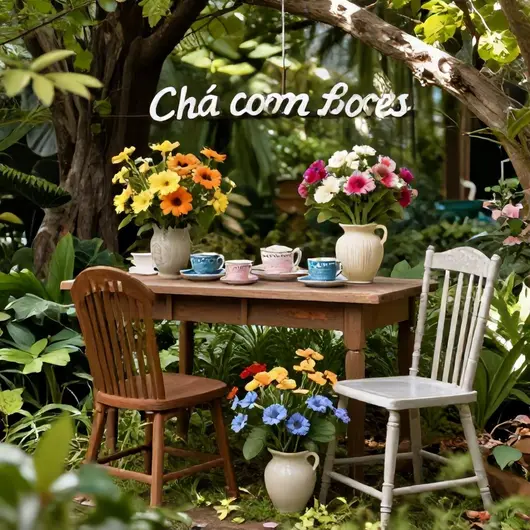 Descubra o Chá com Flores