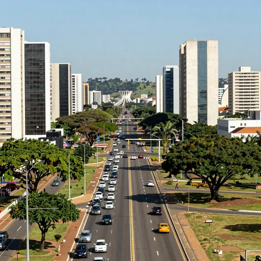 Eixo Rodoviário: A Artéria Vital de Brasília