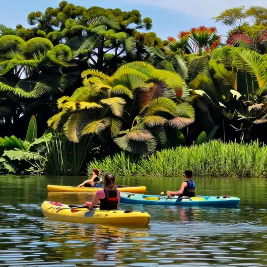 Explorando o Caiaque no Lago Paranoá em Brasília