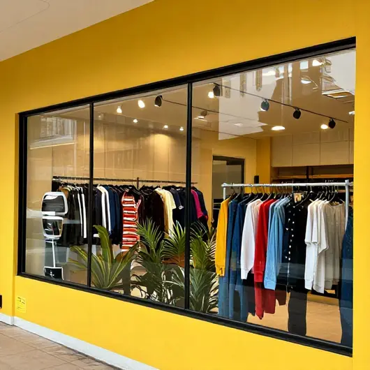 Loja de Roupas e Acessórios Amarela Ateliê
