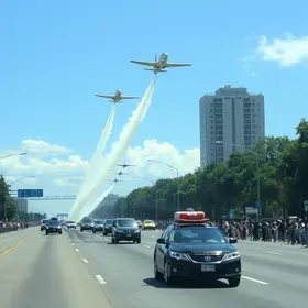 Confira alterações no trânsito para o Desfile de 7 de Setembro e Brasília Air Show