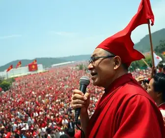 ‘Ato da virada’ leva 100 mil pessoas às ruas de Brasília em apoio a Lula e Leandro Grass